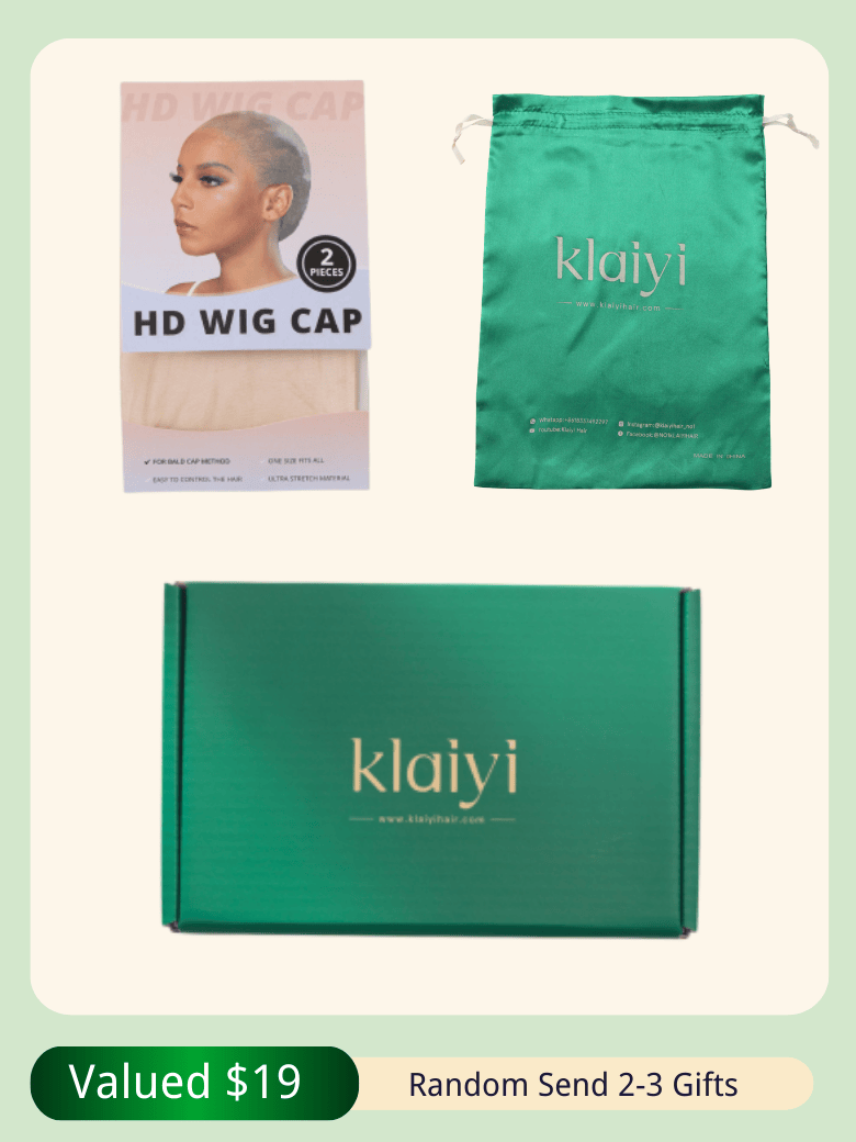 Klaiyi Bye Bye Knots Wig 7x5 Glueless Lace Black to Chestnut Brown Ombre Loose Wave Wig With Bleached Knots Flash Sale