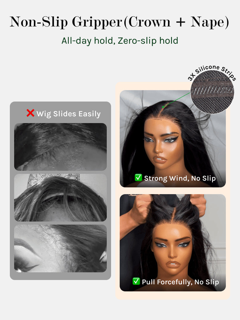 Flash Sale Klaiyi Water Wave 7x5 Bye Bye Knots /13x4 Pre-everything Put On and Go Glueless Human Hair Wigs