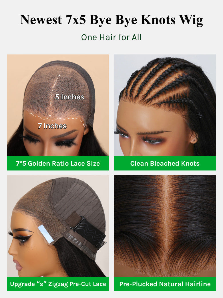 Klaiyi Tres Leches Blonde with Brown Root Bob Wigs Salt and pepper Hair Short Straight Bye-Bye Knots Wig Flash Sale