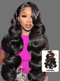 Klaiyi Brazilian Hair Body Wave Human Virgin Hair Weft 3 or 4 Bundles/Pack