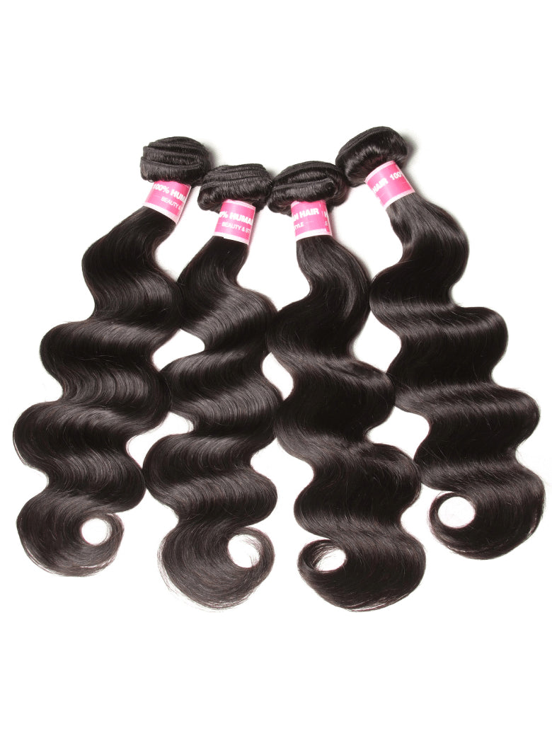 Klaiyi Hair 3 Bundles Body Wave Virgin Hair 100% Unprocessed Human Hair Extension Deals