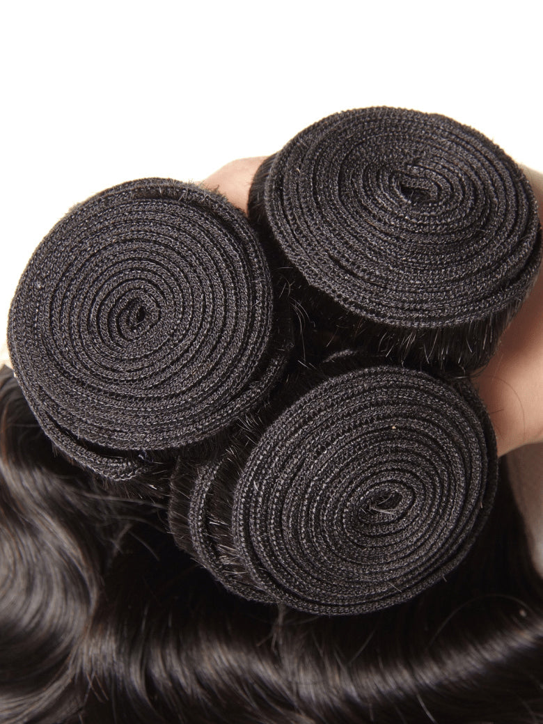 Klaiyi Hair 3 Bundles Body Wave Virgin Hair 100% Unprocessed Human Hair Extension Deals