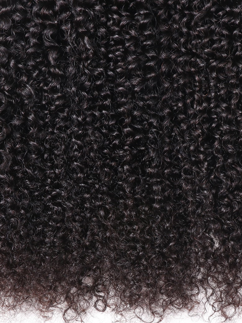 Klaiyi 4C Kinky Curly Virgin Hair 3 Bundles Deal Brazilian Kinky Curly Human Hair Weft Flash Sale
