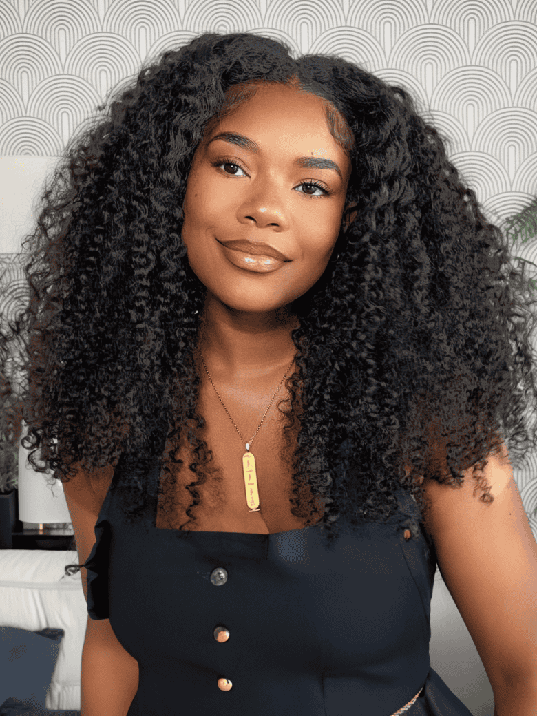Klaiyi 4C Kinky Curly Virgin Hair 3 Bundles Deal Brazilian Kinky Curly Human Hair Weft Flash Sale