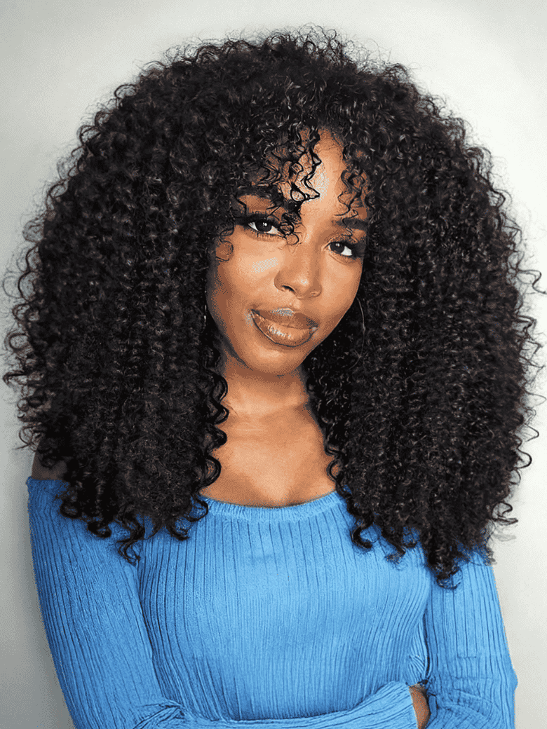 Klaiyi 4C Kinky Curly Virgin Hair 3 Bundles Deal Brazilian Kinky Curly Human Hair Weft Flash Sale